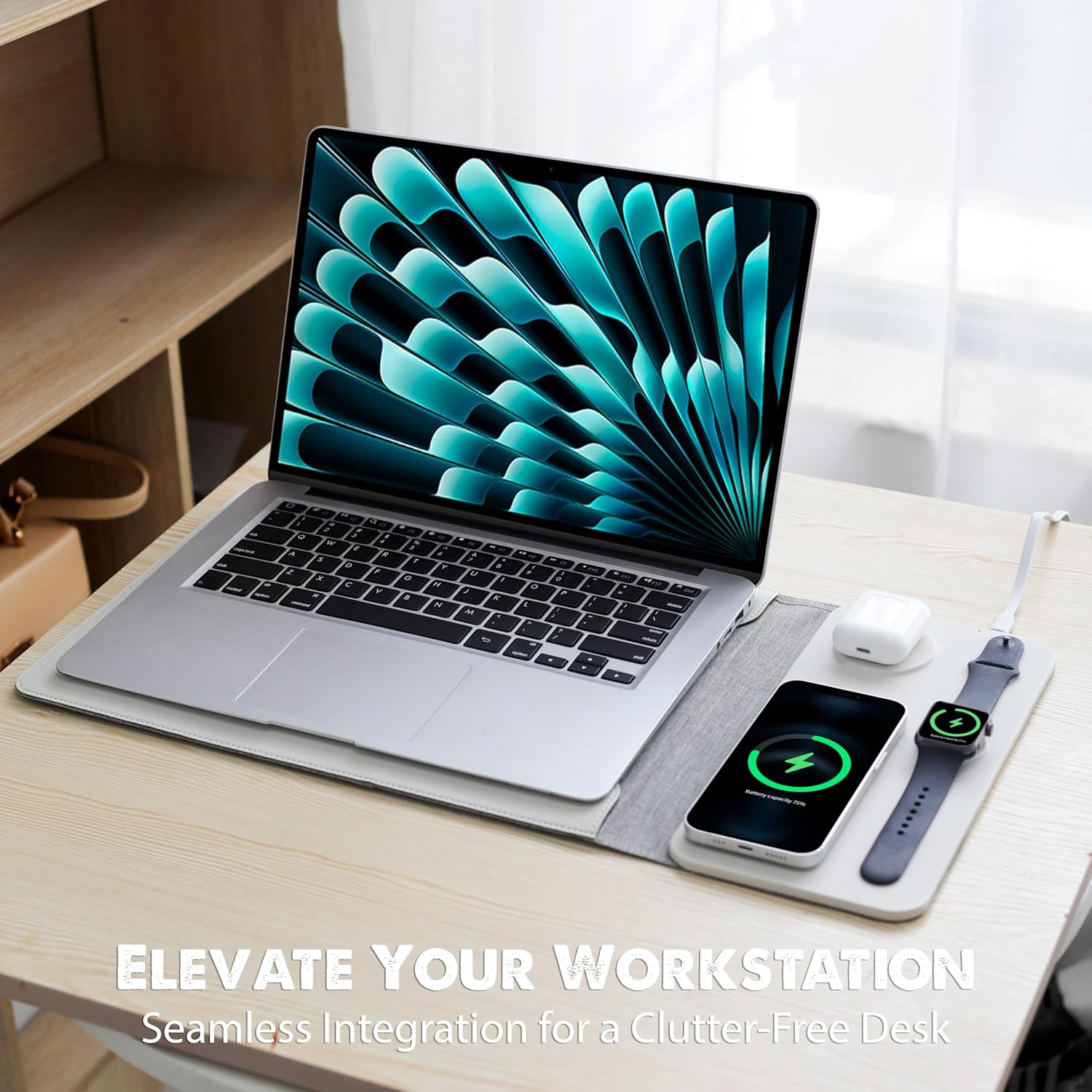 Lumelo Laptop Sleeve with Wireless Charging