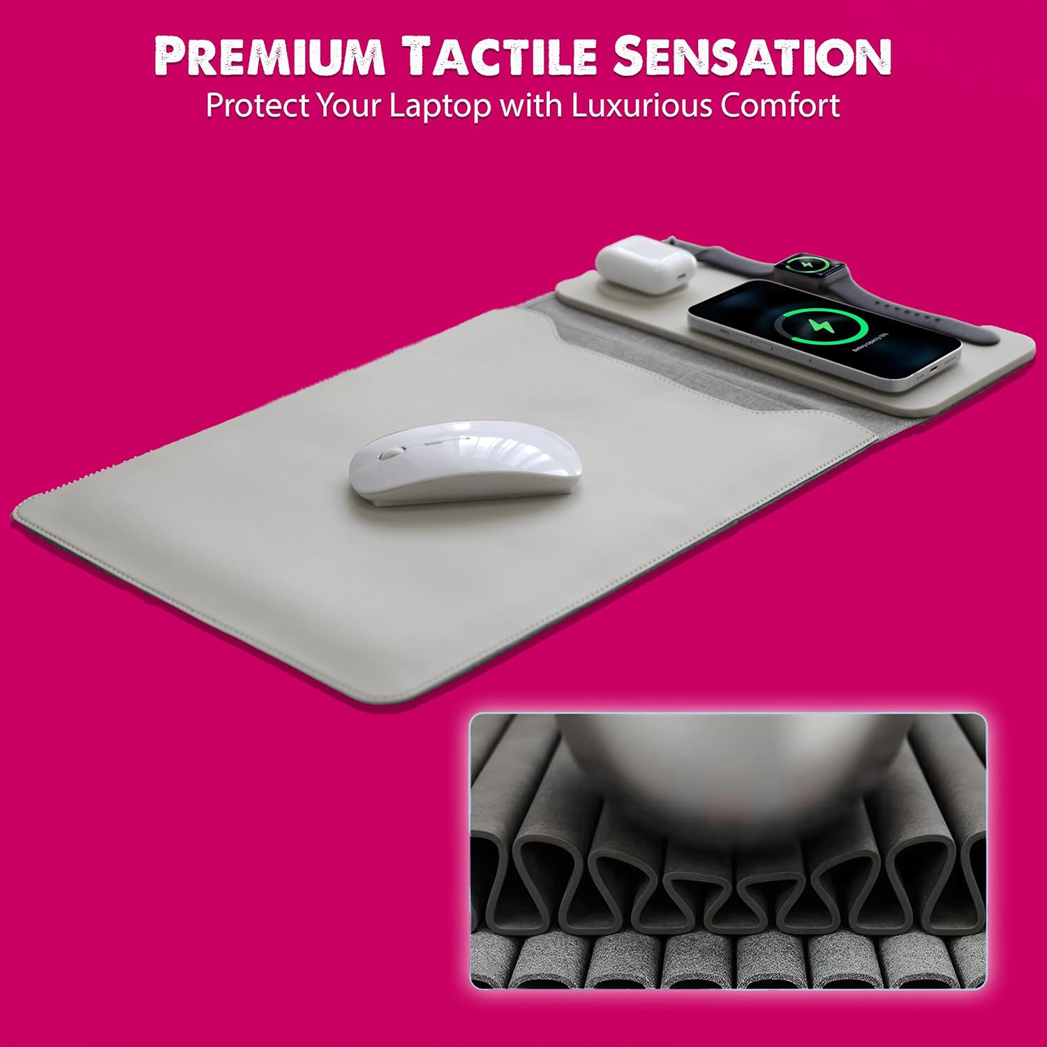 Lumelo Laptop Sleeve with Wireless Charging