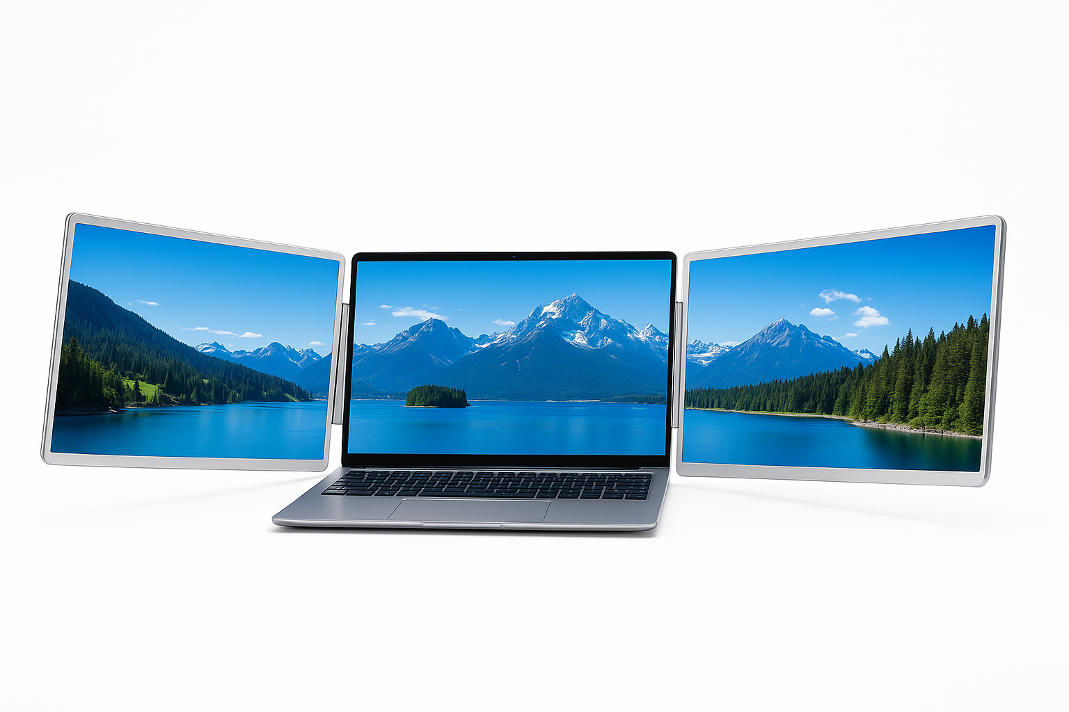 Lumelo Tri-Screen 14.1 inches Laptop Screen Extender